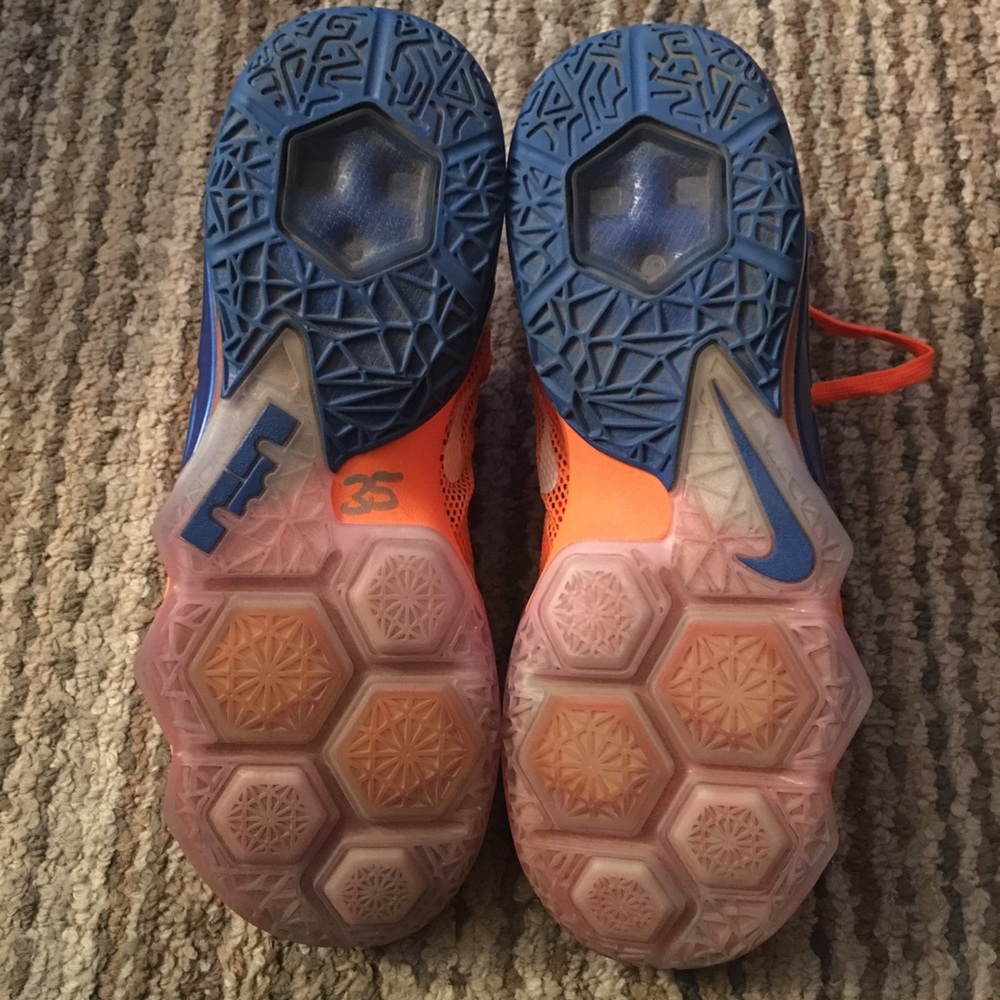 Nike Lebron 12 Low Bright Citrus Size 10 - Picture 5 of 8